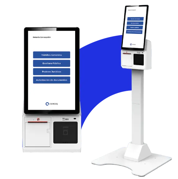 Tótem dispensador de tickets